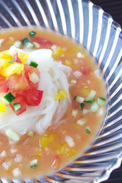 トマトスープ素麺2