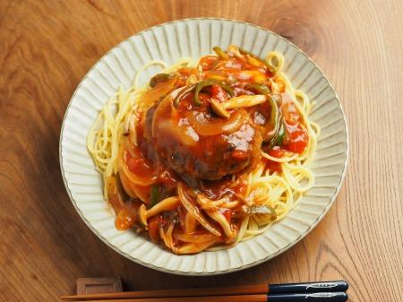 あんかけスパゲティ、ハンバーグ008.jpg