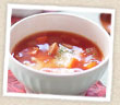 温まる～♪忙しい朝にもOK、簡単トマトスープ！
