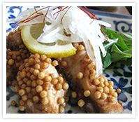 spoonさん「あっさりレモンの揚げずにあられ揚げ」