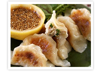 あこさん「レモンチキン餃子」