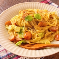 カルボナーラ風カレークリームスパゲティ