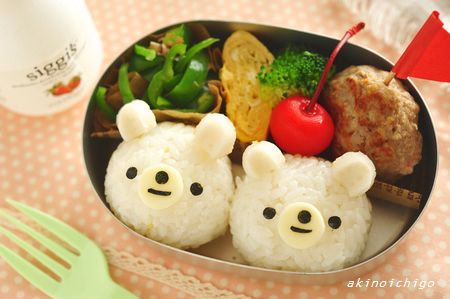 白くまのお弁当 キャラ弁連載 15分でできる簡単キャラクター弁当