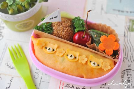 くまちゃんオムライスのお弁当 キャラ弁連載 15分でできる簡単キャラクター弁当 公式連載 レシピブログ