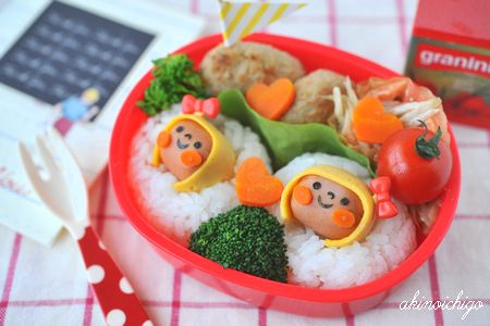 女の子ウインナーのお弁当 キャラ弁連載 15分でできる簡単キャラクター弁当 公式連載 レシピブログ