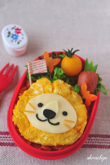 ライオンオムライスのお弁当 キャラ弁連載 15分でできる簡単キャラクター弁当 公式連載 レシピブログ