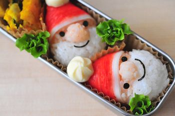 サンタクロースおにぎりのお弁当 キャラ弁連載 15分でできる簡単キャラクター弁当 公式連載 レシピブログ