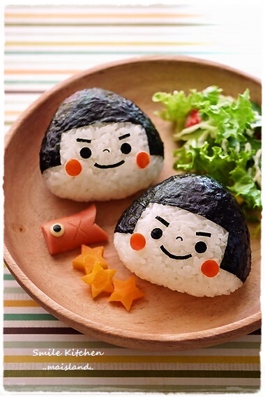 こどもの日に 金太郎おにぎり キャラ弁連載 初めてでも楽しく作れる 3dキャラ弁当 公式連載 レシピブログ