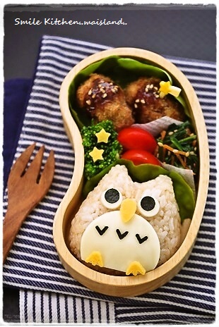 フクロウさんのお弁当