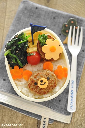 くまちゃんのお弁当 キャラ弁連載 15分でできる簡単キャラクター弁当 公式連載 レシピブログ