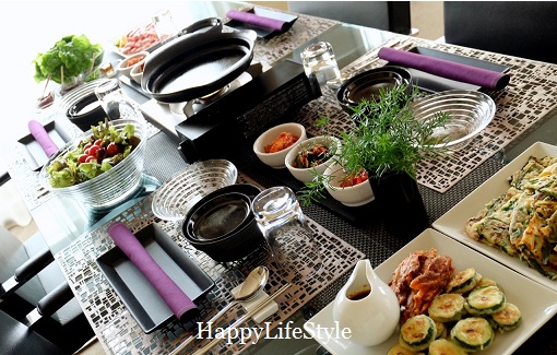 プチパーティー 韓国料理 暮らしを楽しむ Happyのテーブルコーディネート 公式連載 レシピブログ