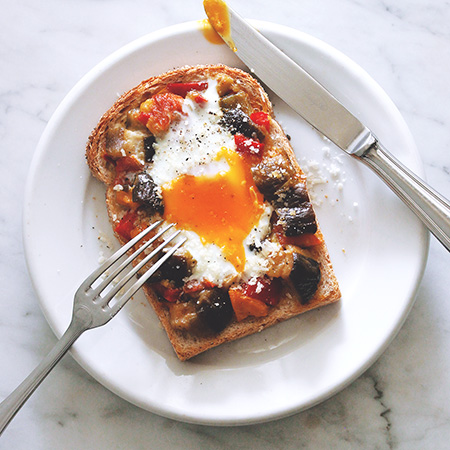 Ratatouille Toast