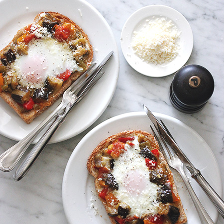 Ratatouille Toast