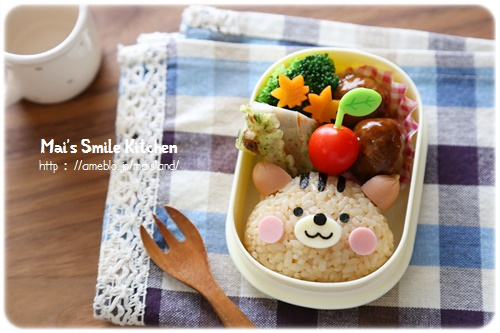 リスさんのおにぎり弁当