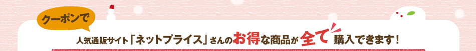 人気通販サイト「ネットプライス」さんのお得な商品が全て購入できます！