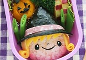 ハロウィン＊魔女っ子ちゃんおにぎり弁当