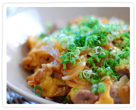 焼肉のタレｄｅ牛肉の卵とじ丼～ルクエ使用～