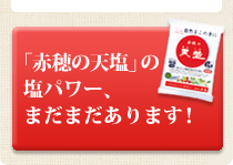 「赤穂の天塩」の塩パワー、まだまだあります！