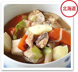 石狩鍋風味噌スープ