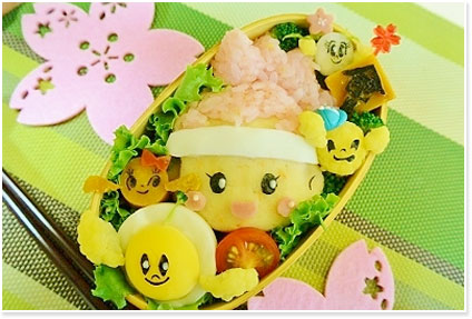 八重たん&キビタン仲良し弁当♪レシピ☆