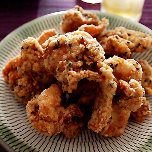 白だし胡麻チキン♪