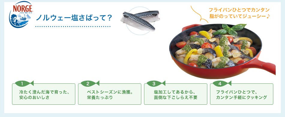 ノルウェー塩さばって？