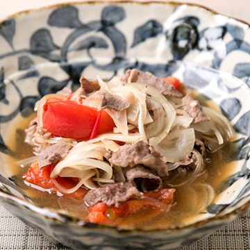 牛肉とトマトのさっと煮