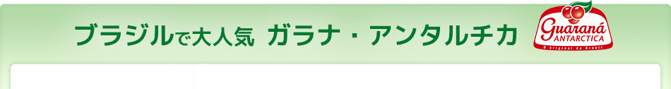 ブラジルで大人気 ガラナ・アンタルチカ