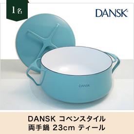 DANSK コベンスタイル両手鍋 23cm ティール