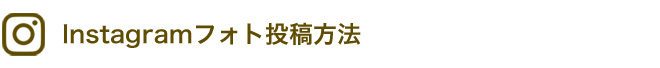 Instagramフォト投稿方法