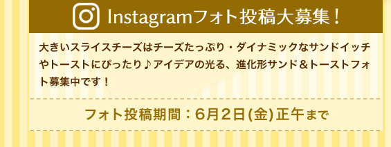 Instagramフォト投稿大募集！