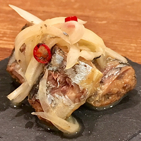 秋刀魚缶×南蛮漬け写真
