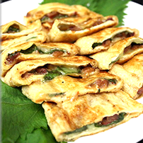 とろ～りチーズがたまらない！油揚げのはさみ焼き写真