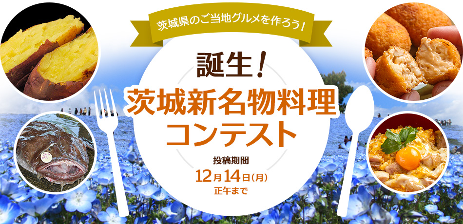茨城県のご当地グルメを作ろう！誕生！茨城新名物料理コンテスト