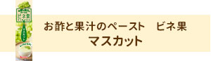 お酢と果汁のペースト　ビネ果　マスカット