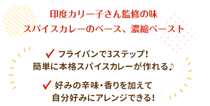 印度カリー子監修スパイスカレーベース