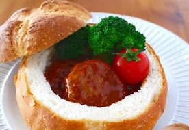 煮込みハンバーグポットパン♪クリスマスに作りたい簡単おもてなしレシピ