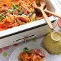 アルカリ水でもっちもち！ワンポットパスタ（ナポリタン）